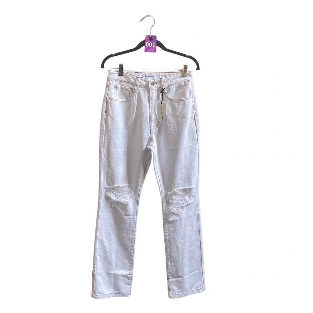 NWT WEWOREWHAT Icon Jean Stretch Twill Denim, size 27 - Picture 13 of 13